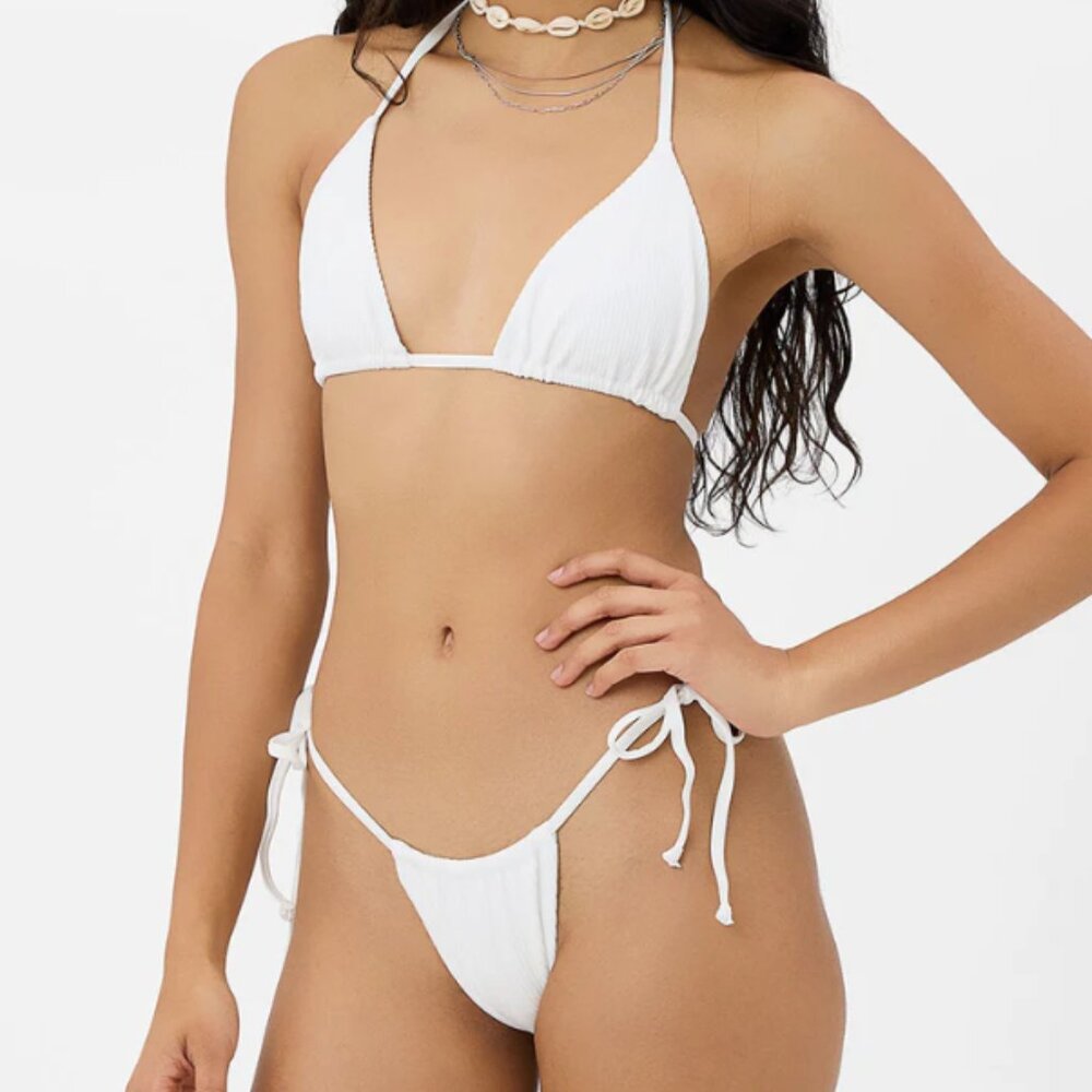 Frankies Bikinis Tia Bottom - White (NWT)